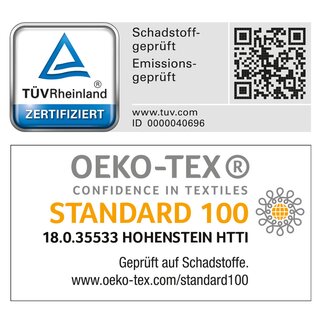 Kinder - Sitzsack Sanosoft® - Handmade, Öko-Tex und TÜV geprüft - Grau