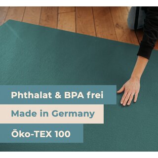Krabbelunterlage SanoSoft XXL made in Germany - ko-Tex 100 | Petrol 180x340